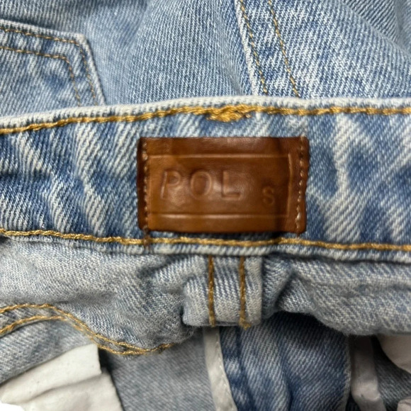 POL (Anthropologie) Patchwork Light Wash Ankle Jeans Size Small - Picture 8 of 14